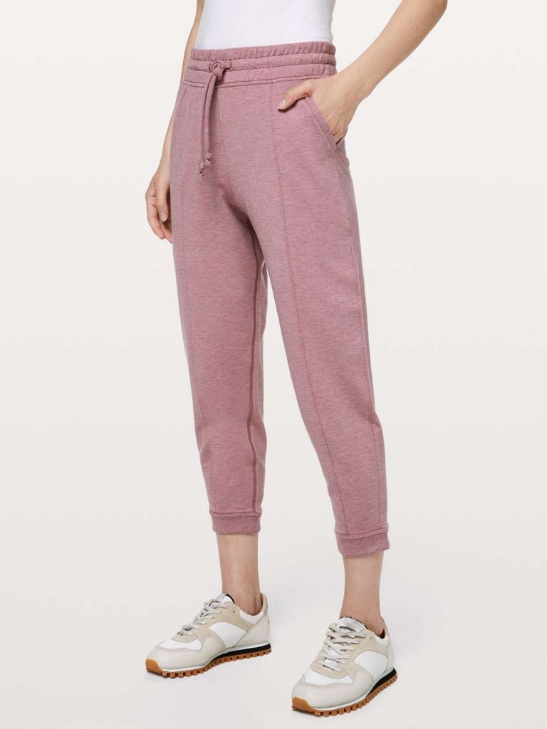 Lululemon At My Leisure Joggers Sweats Heathered Active Pants 2